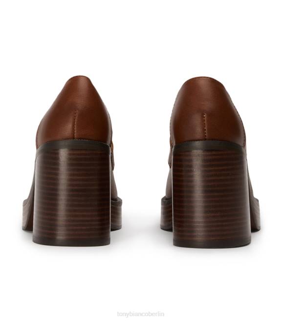 Slipper mit Absatz| de Tony Bianco Frauen Taranto Freizeitschuhe Cognac 4624365